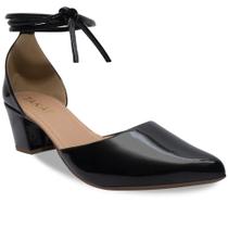 Scarpin Feminino Salto Grosso Salomé Amarração