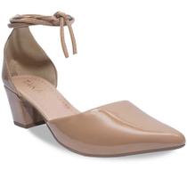 Scarpin Feminino Salto Grosso Salomé Amarração