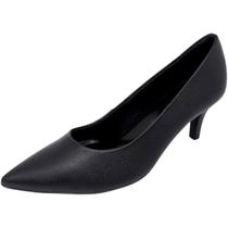 Scarpin Feminino Salto Médio Bico Fino Confortavel Usaflex Scarpin Feminino Salto Médio Bico Fino Confortavel Usaflex