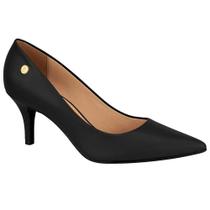 Scarpin Feminino Salto Médio Pelica Preto Vizzano 1185.702