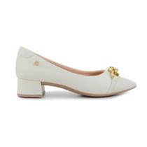 Scarpin Feminino Santinelli New Branco Off - 1546 Scarpin Feminino Santinelli New Branco Off - 1546