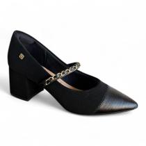 Scarpin Feminino Santinelli Nobuck Tira Elástico Confortável Scarpin Feminino Santinelli Nobuck Tira Elástico Confortável
