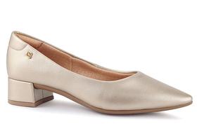 Scarpin feminino santinelli salto baixo bico fino - 1546001