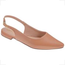 Scarpin Feminino Sapato Peep Toe Salto Baixo