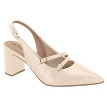 Scarpin Feminino Slingback Creme Beira Rio 4241.234