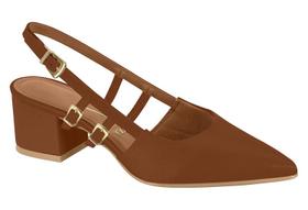 Scarpin Feminino Slingback Salto Bloco Vizzano 1220.381.7286 Scarpin Feminino Slingback Salto Bloco Vizzano 1220.381.7286