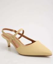 Scarpin Feminino Slingback Salto Fino Vizzano-11256 Scarpin Feminino Slingback Salto Fino Vizzano-11256