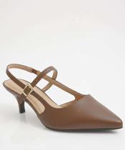 Scarpin Feminino Slingback Salto Fino Vizzano-11258