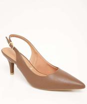 Scarpin Feminino Slingback Salto Fino Vizzano-43043 Scarpin Feminino Slingback Salto Fino Vizzano-43043