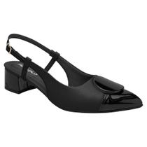 Scarpin Feminino Slingback Taci Preto Piccadilly 739085-3