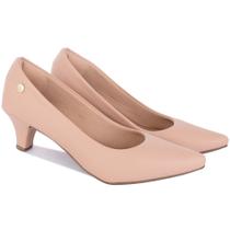 Scarpin Feminino Social Rose Salto Bico Fino Confortável