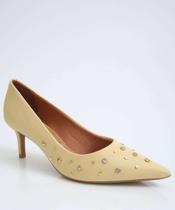 Scarpin Feminino Strass Bico Fino Salto Fino Vizzano-11274 Scarpin Feminino Strass Bico Fino Salto Fino Vizzano-11274