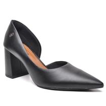 Scarpin Feminino Usaflex Salto Bloco Ah0508009