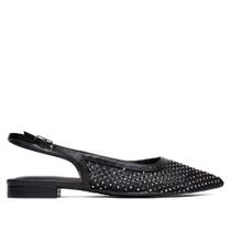 Scarpin Feminino Via Marte em Tela Metalizado Preto Scarpin Feminino Via Marte em Tela Metalizado Preto