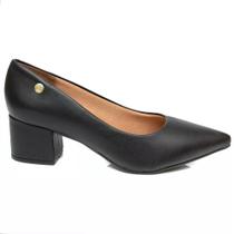 Scarpin Feminino Vizzano Salto Grosso Verniz 1220.315