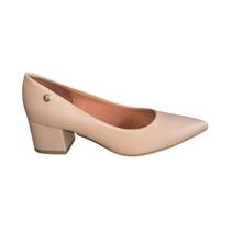 Scarpin Feminino Vizzano Salto Médio Bloco Grosso 1220315 Pelica Scarpin Feminino Vizzano Salto Médio Bloco Grosso 1220315 Pelica