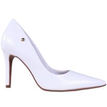Scarpin Feminino Zariff T9430-256 Verniz Branco