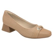 Scarpin Femino Salto Baixo Quadrado Piccadilly 160077