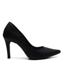 Scarpin Laura Lezard Preto Scarpin Laura Lezard Preto