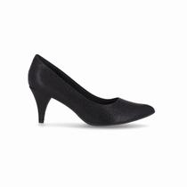 Scarpin Luiza Salto Alto Preto