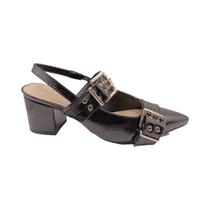 Scarpin mariotta fivelas feminino 20663-07 Scarpin mariotta fivelas feminino 20663-07
