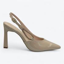 Scarpin Mariotta Slingback Verniz Feminino 2088802-01 Scarpin Mariotta Slingback Verniz Feminino 2088802-01