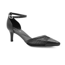 Scarpin mariotta tela glam feminino 13553-26