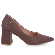 Scarpin Marrom Chocolate Couro Liso