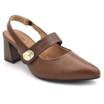 Scarpin Mary Jane de Salto Bloco Comofortflex 2654335 Scarpin Mary Jane de Salto Bloco Comofortflex 2654335