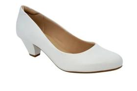 Scarpin Modare Branco Enfermagem Conforto Para Seus Pés 7005.600