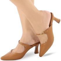 Scarpin Mule Re&Ton Moderno Salto Baixo Confortável SC16
