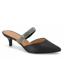 Scarpin Mule Vizzano Bico Fino Tira Strass Brilho 1122.886 Scarpin Mule Vizzano Bico Fino Tira Strass Brilho 1122.886