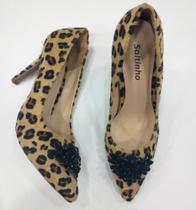 Scarpin Onca Preto feminino | Gostei e agora?