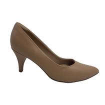 Scarpin Piccadilly Nude 745035 Salto Médio - Nude 36
