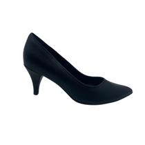 Scarpin Piccadilly Preto 745035 Salto Médio - Preto 36