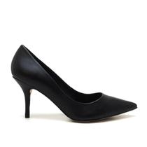 Scarpin Preto Couro Laís Werner Scarpin Preto Couro Laís Werner