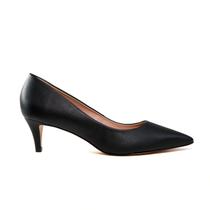 Scarpin Preto Werner Salto Baixo Fino 5,5cm