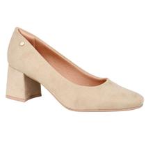 Scarpin Ramarim Salto Médio Grosso Sapato Feminino 17222