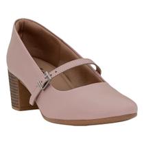 Scarpin Rosa Suave Feminino Tira com Fivela Usaflex Scarpin Rosa Suave Feminino Tira com Fivela Usaflex