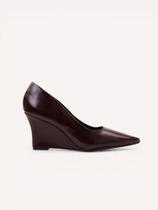 Scarpin Salto Anabela Wedge Marrom Scarpin Salto Anabela Wedge Marrom