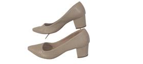 Scarpin salto Bloco 4cm cor Mude Tamanho 37