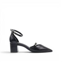 Scarpin Salto Bloco Fivela Scarpin Salto Bloco Fivela
