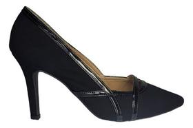 Scarpin Salto Fino Alto Sapato Feminino Nobuck Elegante Luxo - Notável Store
