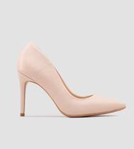 Scarpin Salto Fino Couro Nude CBK Scarpin Salto Fino Couro Nude CBK