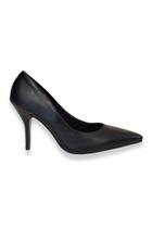 Scarpin Salto Fino Preto Napa Beira Rio Scarpin Salto Fino Preto Napa Beira Rio