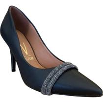 Scarpin Salto Fino Tiras Strass Tendência 1184.1174 Vizzano Scarpin Salto Fino Tiras Strass Tendência 1184.1174 Vizzano