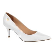 Scarpin Salto Médio 7cm Pelica Feminina Vizzano