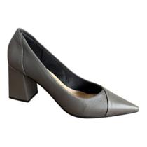 Scarpin Santinelli Feminino Salto Bloco Confortável Scarpin Santinelli Feminino Salto Bloco Confortável