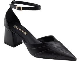 Scarpin Santinelli Slingback 1636-025-252 de Salto Bloco Scarpin Santinelli Slingback 1636-025-252 de Salto Bloco