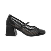 Scarpin Sapato Boneca Telinha Salto Grosso Mary Jane Tela